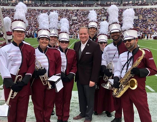 Members of the Famous Maroon Band