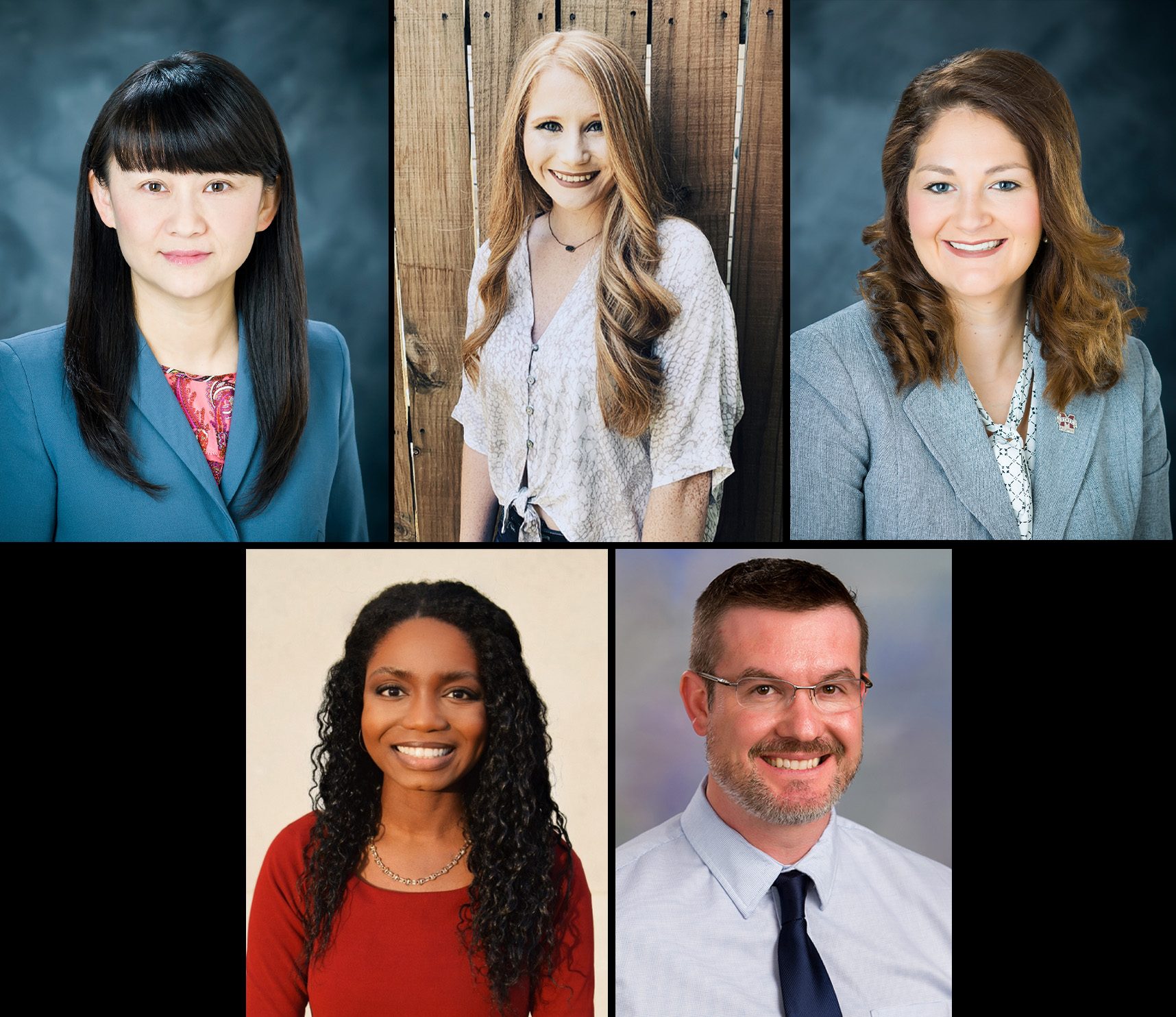 Composite of photos of all College of Education winners.