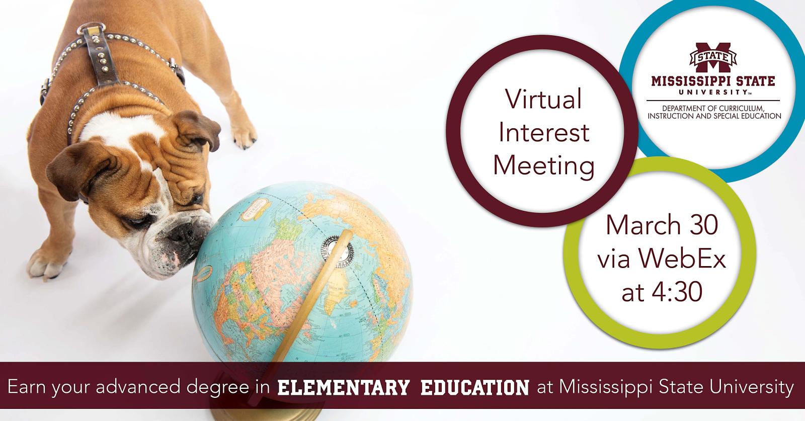 Graphic with info session information