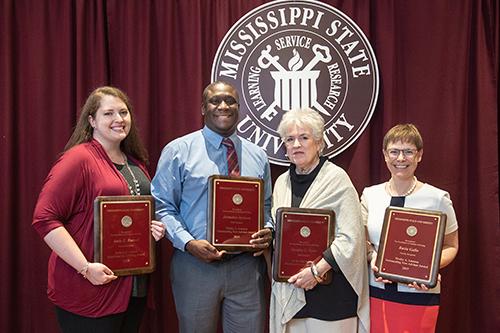 Jef coat and Ammon Advising Award Winners
