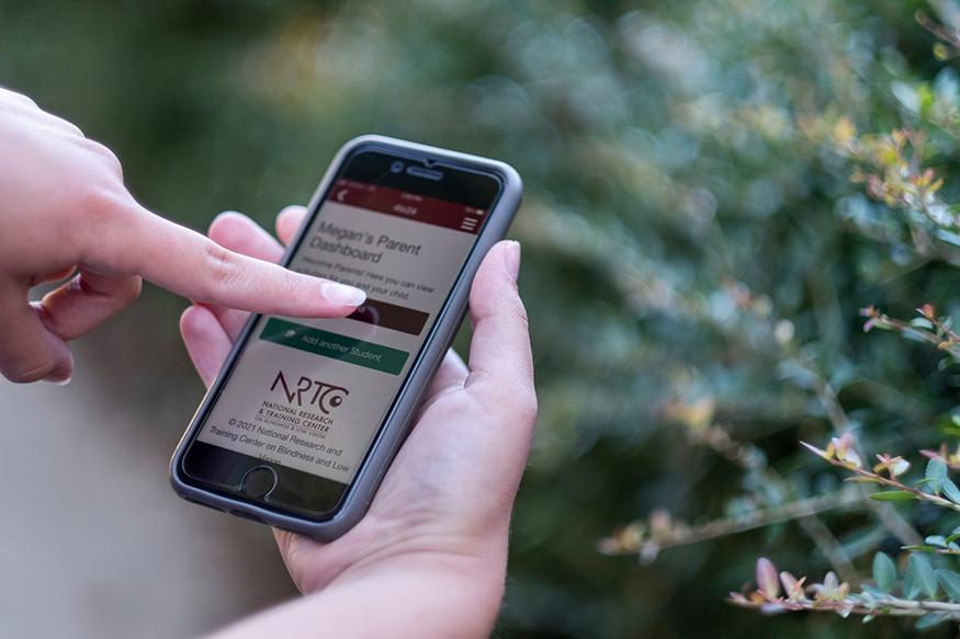 The MSU National Research and Training Center on Blindness and Low Vision has released the 4to24 app
