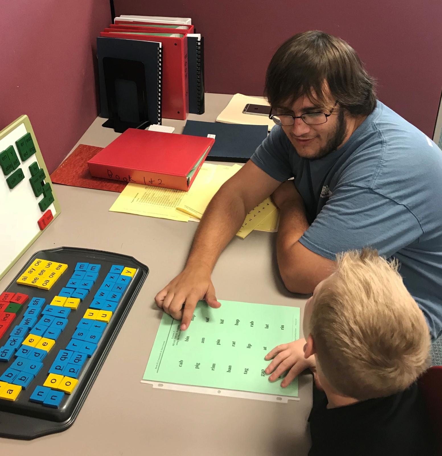 Student in IGNITE Dyslexia Program
