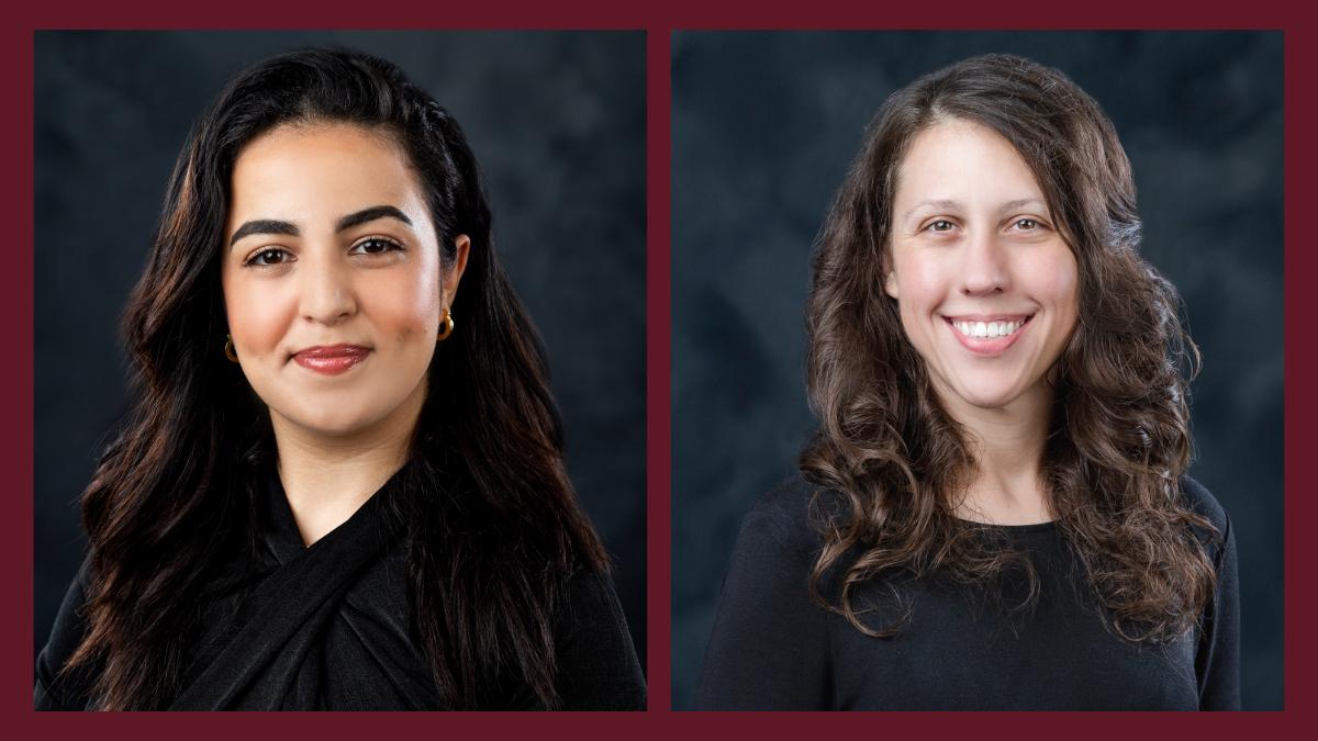 Fatima Hilali and Alisha Milam