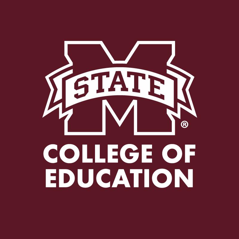 MSU College of Education logo on maroon background