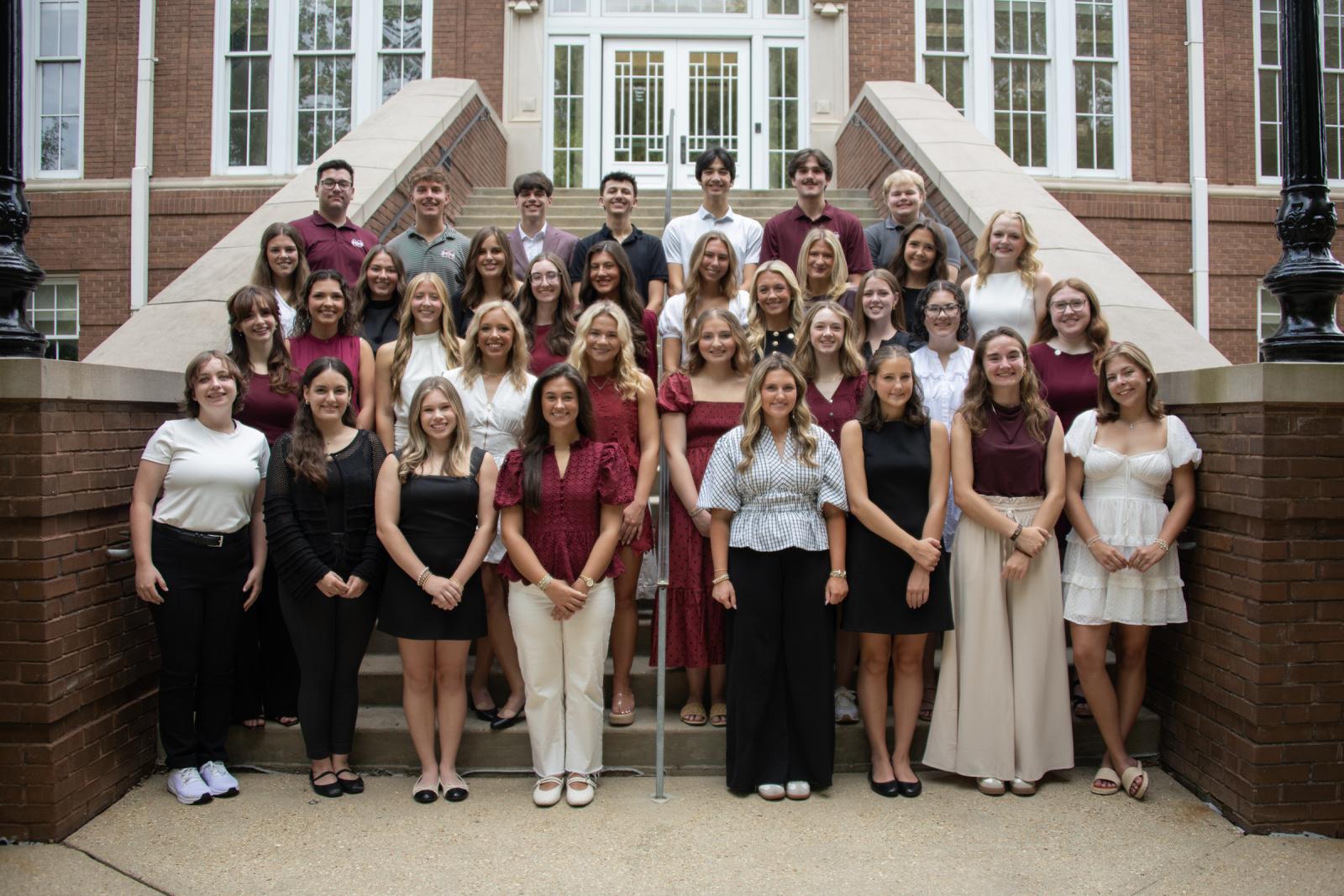METP scholars on the steps of Swalm
